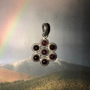 Sterling Silver Flower Pendant